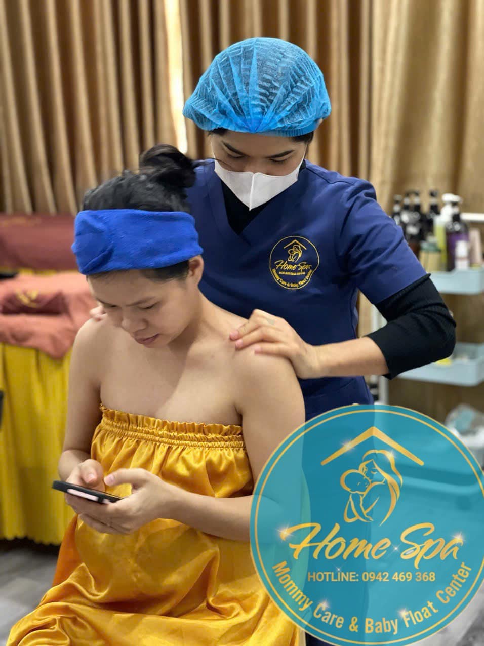 Massage spa đông y chăm sóc bầu