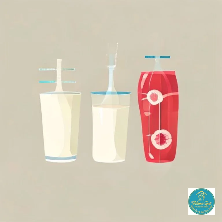 minimalist vector illustration showing differences between blocked milk duct, mastitis, and abscess with icons, 1024x1024