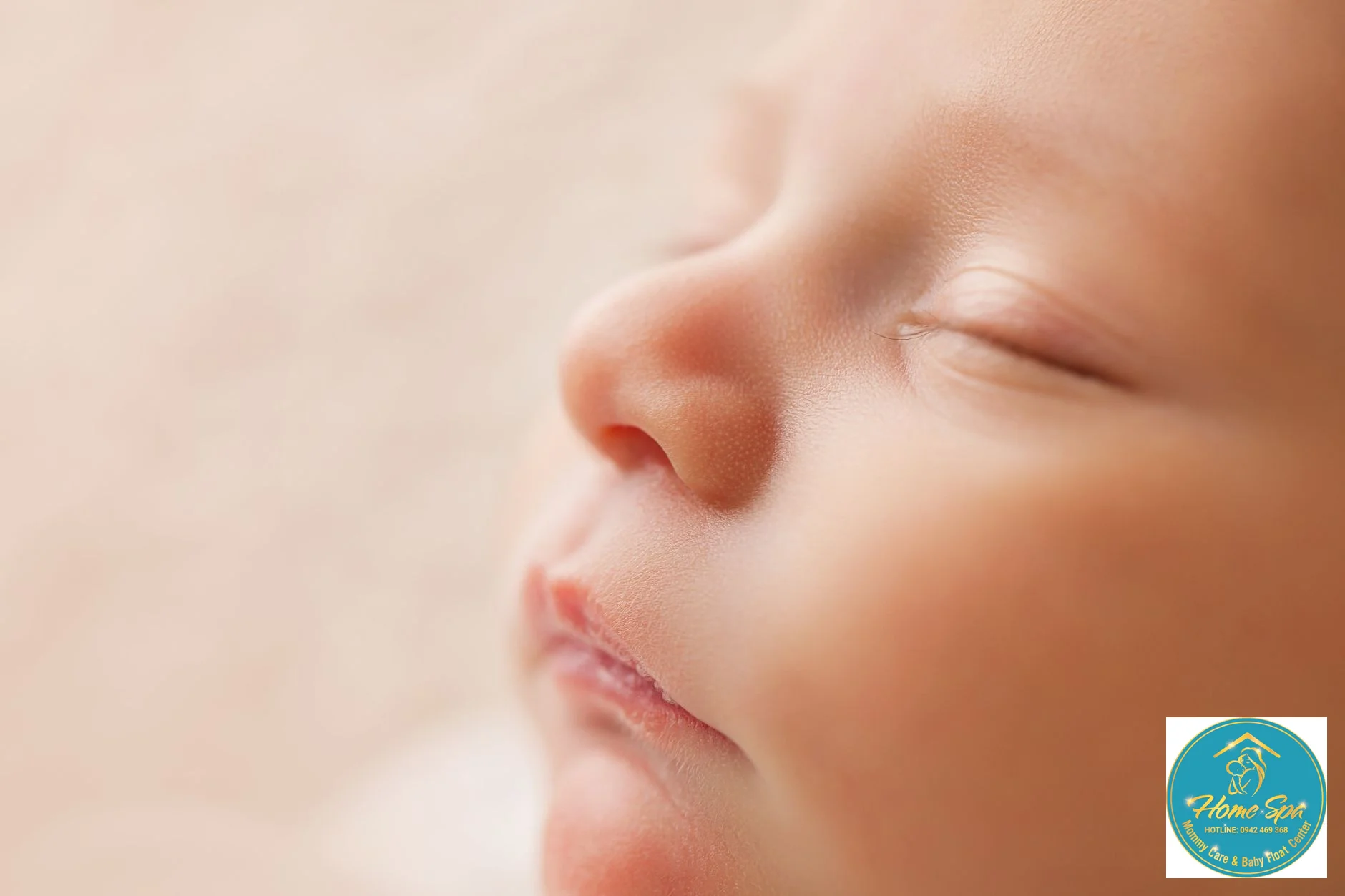 close-up professional photo of a newborn baby's delicate skin showing mild redness or dryness, 1024x1024