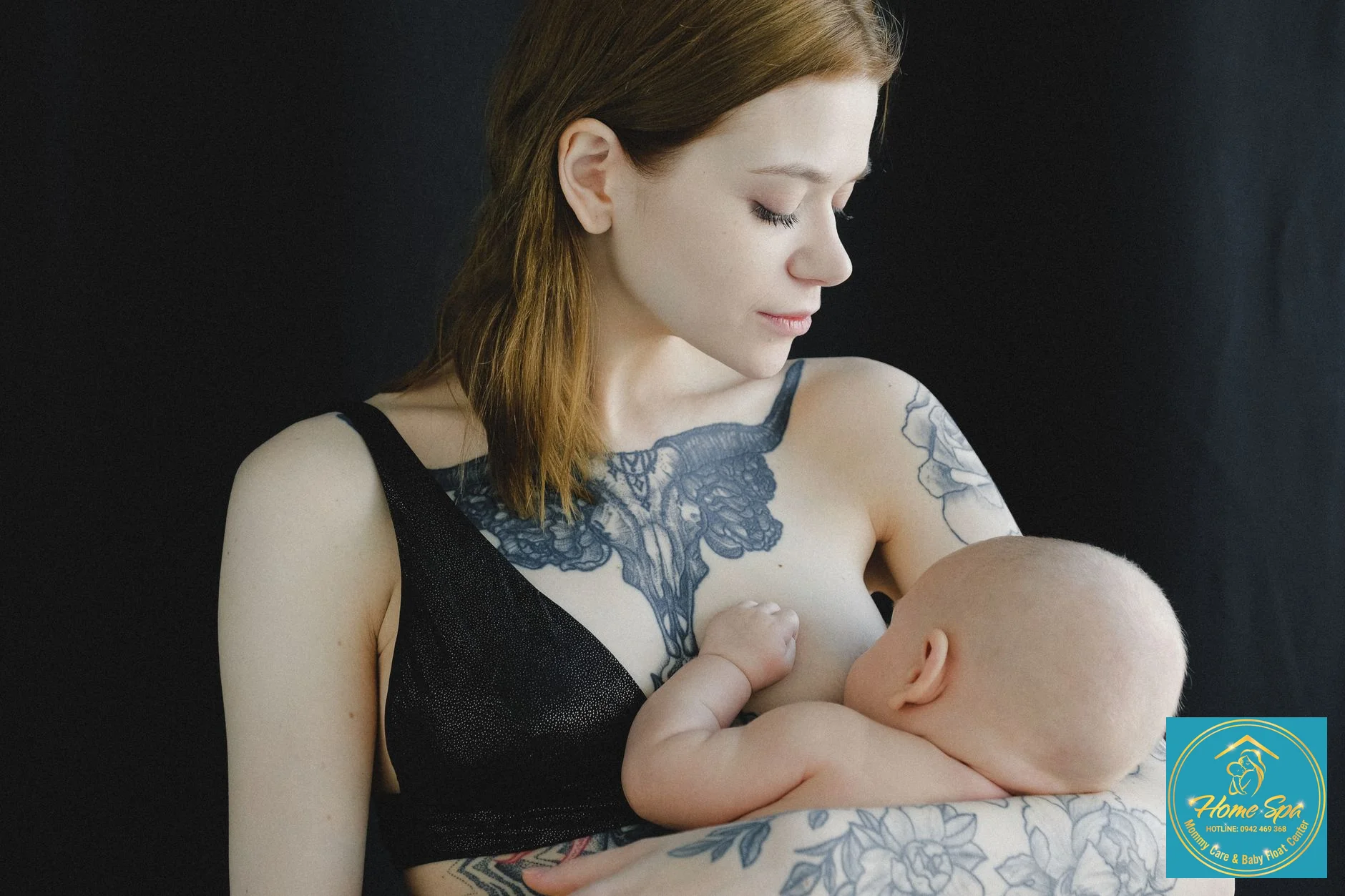 A mother breastfeeding her newborn baby with a correct latch, focusing on comfort and proper positioning, soft natural light, 1024x1024