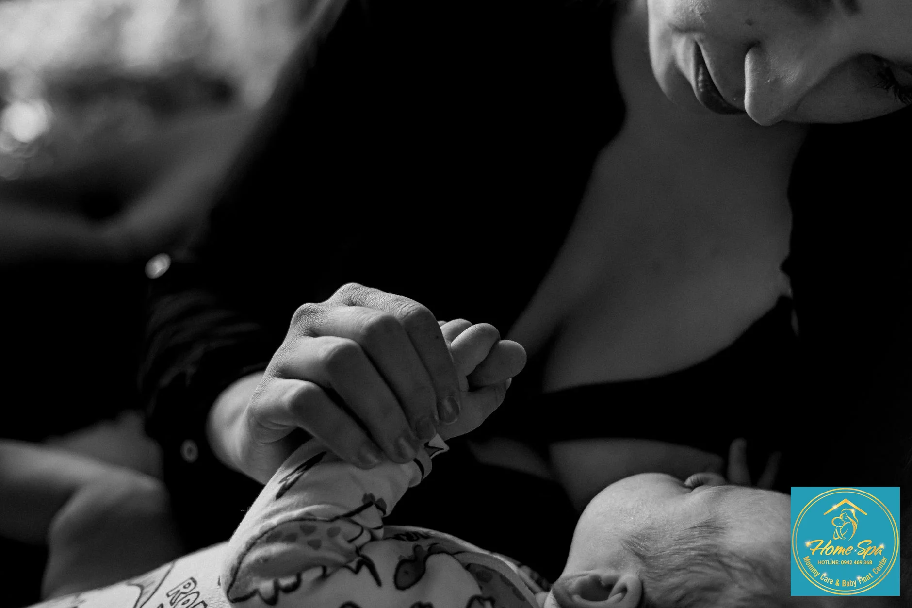 professional photo of a mother struggling to breastfeed her newborn, baby looking frustrated, 1024x1024