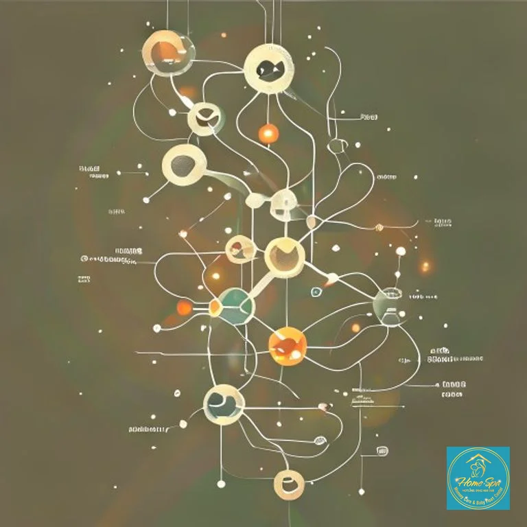 minimalist vector illustration showing the hormonal pathway of lactation with labels for Prolactin, Oxytocin, Estrogen, and Progesterone, highlighting their stimulatory and inhibitory effects, 1024x1024