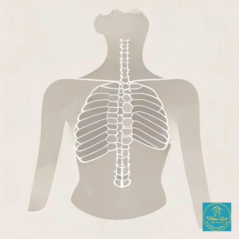 minimalist vector illustration of breast anatomy showing clogged milk ducts, clear and simple, 1024x1024
