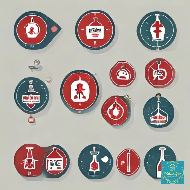 A graphic illustrating different emergency signs of clogged milk ducts, using icons and clear labels, 1024x1024