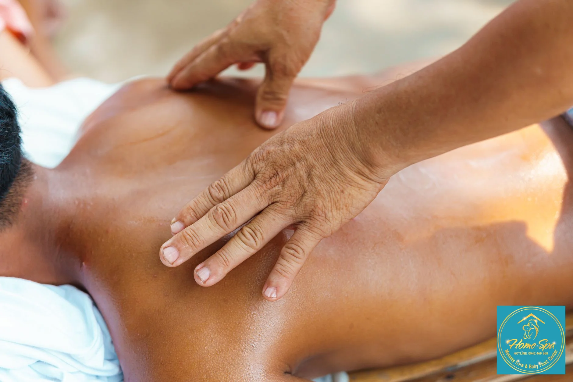 close-up professional photo of a therapist gently massaging a woman's breast to relieve blocked milk ducts, soft lighting, 1024x1024